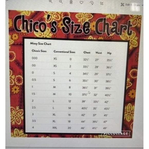 Chicos Blue Lightweight Short Duster. Sz. 2 = L - Picture 4 of 4